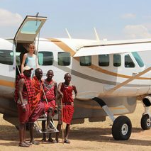 WINGS OVER AFRICA UAS - Tour image (Tribal Arrival Greeting)
